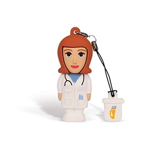 Professional Usb Medico Donna, Simpatiche Chiavette USB Flash Drive 2.0 Memory Stick Archiviazione Dati, Portachiavi, Pendrive 8 GB