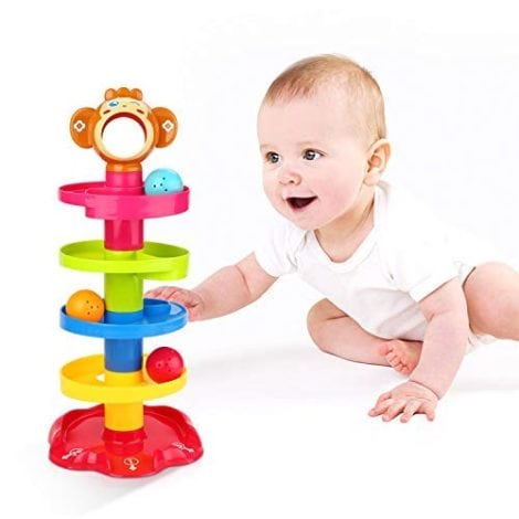 YGJT Giocattoli per Bambini di 9 Mesi, Palla Drop Rotolante, Torre di Giochi Vorticosi, Giocattoli di Sviluppo per Bambini Piccoli.