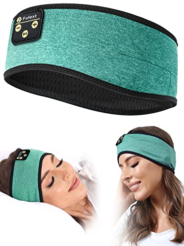 Fulext Cuffie per dormire con Bluetooth, cuffie per dormire, con altoparlanti stereo HD sottili, perfette per chi dorme sul fianco, insonnia, sport, viaggi, ottimo regalo per uomini e donne