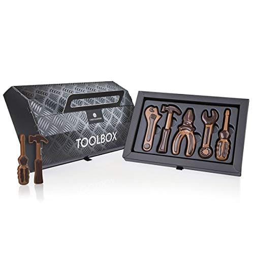 Chocolate Toolbox | Set di strumenti Cioccolato | Scatola nel design di una cassetta degli attrezzi | Dolci | regalo | Adulto | bambino | tuttofare | Adulti | Bambini | Compleanno | Uomini | Papa