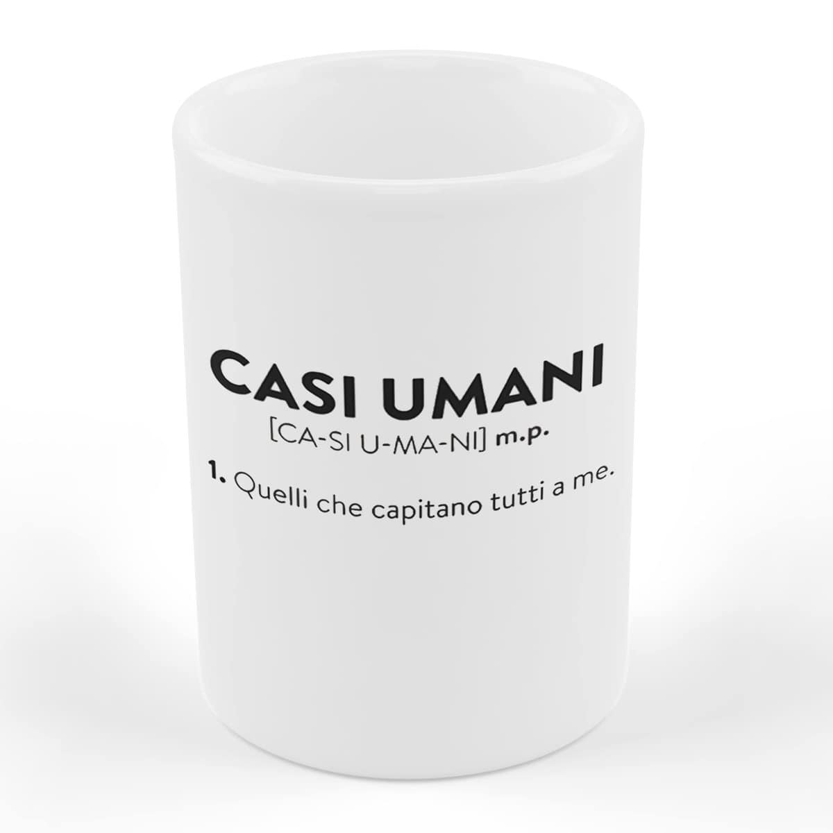 AL PRODUCTION Tazza Mug CASI UMANI DESCRIZIONE DIVERTENTE - Tazza regalo di compleanno - Divertente - Humor