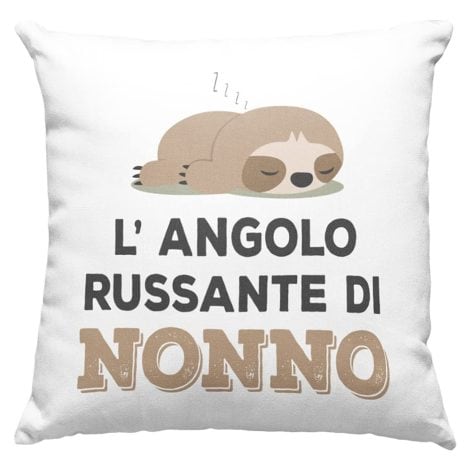 Cuscino Speciale Nonno, Bianco, Regalo Originali per Compleanno, Natale e Festa del Nonno (40_x_40_cm, senza Imbottitura)