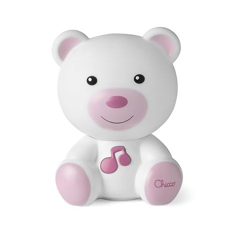 Lampada portatile a forma di orsetto: Chicco – Dolce Melodia, rassicurante per la notte, con musica classica.