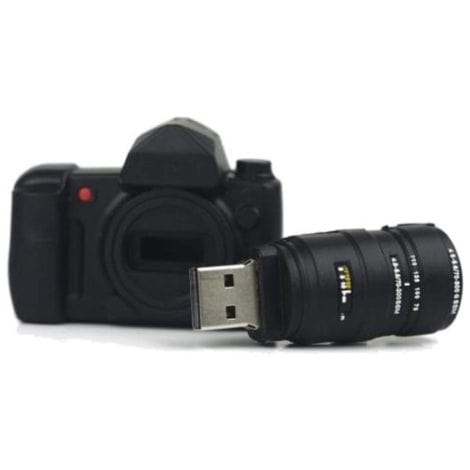 Ulticool – Fotocamera con Obiettivo 64 GB – Macchina Fotografica con Archiviazione USB – Nero.