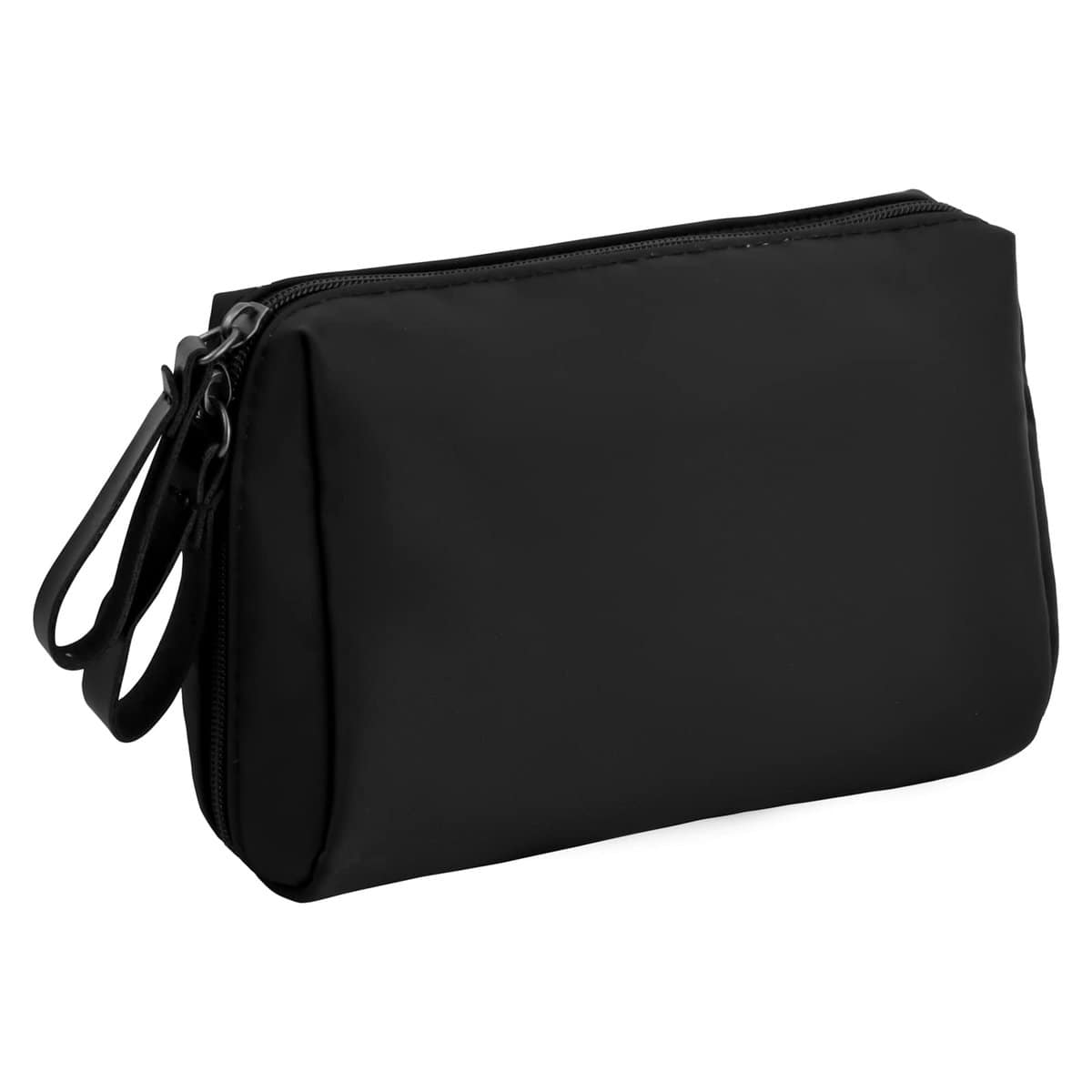 Jinlaili Borsa Cosmetici Nero, Pochette per Viaggio Impermeabile, Borsa da Toilette Professionale, Trousse Trucchi da Donna, Pochette da Borsa, Borsello Trucco, Piccola Borsa a Mano