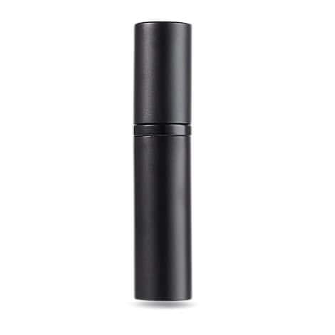 Spritzer senza imbuto vuoto per profumo, pratico per viaggiare, ricaricabile. 5 ml, colore nero.