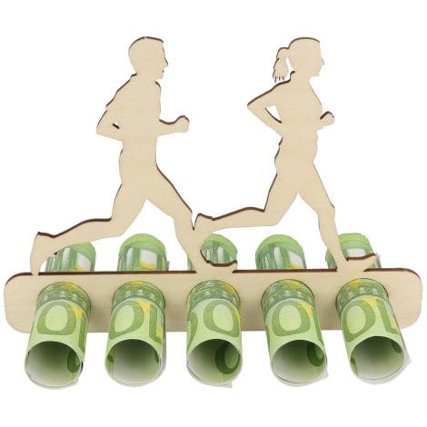 Regali in denaro per i fitness lovers: buono per jogging, regali originali per atleti.