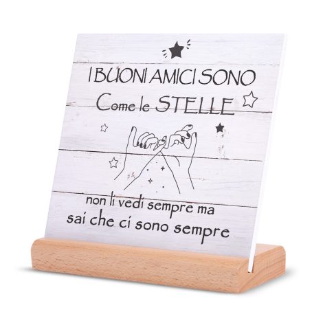 Regali Natalizi per l’Amica Speciale: Targa Decorativa, Idee per il Compleanno o il Natale della Donna, Sorella.