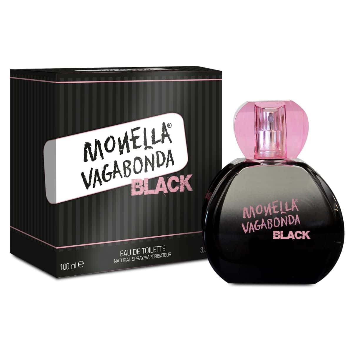 Monella Vagabonda | Black Eau de Toilette - Profumo Donna con Fragranza Floreale e Orientale, Profumo per Donna Elettrico, Sfrontato, Irresistibile, Made in Italy, 100 ml