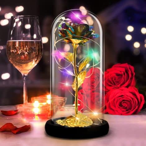 Rosa per sempre, il vaso della bellezza rosa: originale dono per donne speciali e occasioni importanti.