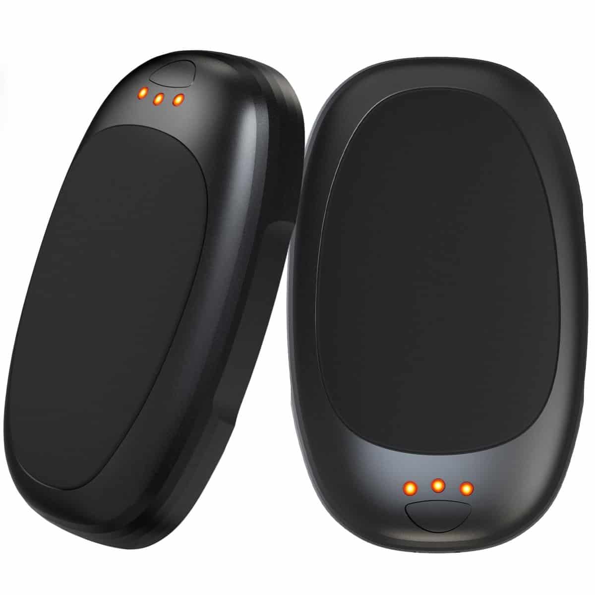 VONGAL Scaldamani Elettrico 2 Pezzi, Scaldamani Ricaricabile, Scaldamani Riutilizzabile, Scalda mani USB, Scaldamani Tascabile con 3 Modalità di Riscaldamento, Regalo per Uomini, Donne, Bambini