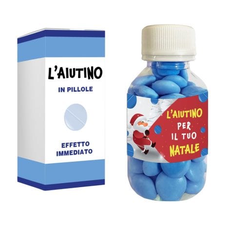 “ÏMPRÜM Idea Regalo Scherzo: Pillola Blu Wiagras – Regali Natale Divertenti per lei e lui!”