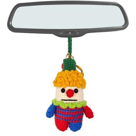 Gadget adorabile per auto – simpatico ornamento da appendere allo specchio – regalo unisex.