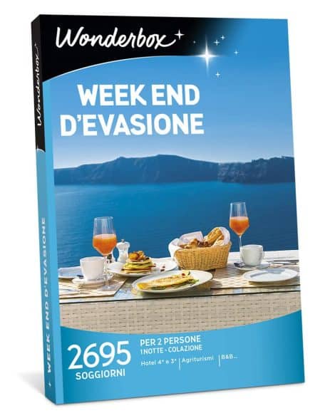 Pacchetto Weekend Magico | Regalo Viaggio per Coppie o Amici | Cofanetto Regalo | Validità 3 Anni