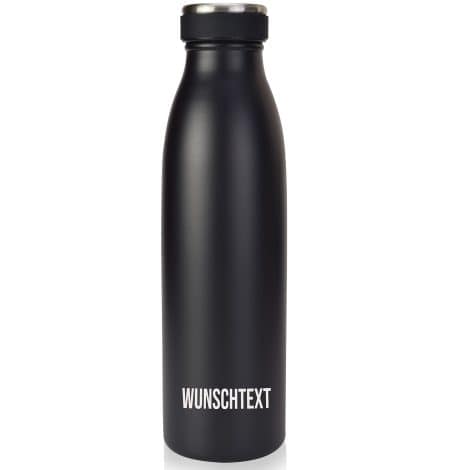 Bottiglia Milu in acciaio inossidabile con incisione personalizzata per regalo di Natale. Adatta a tutti. (1000 ml + incisione)