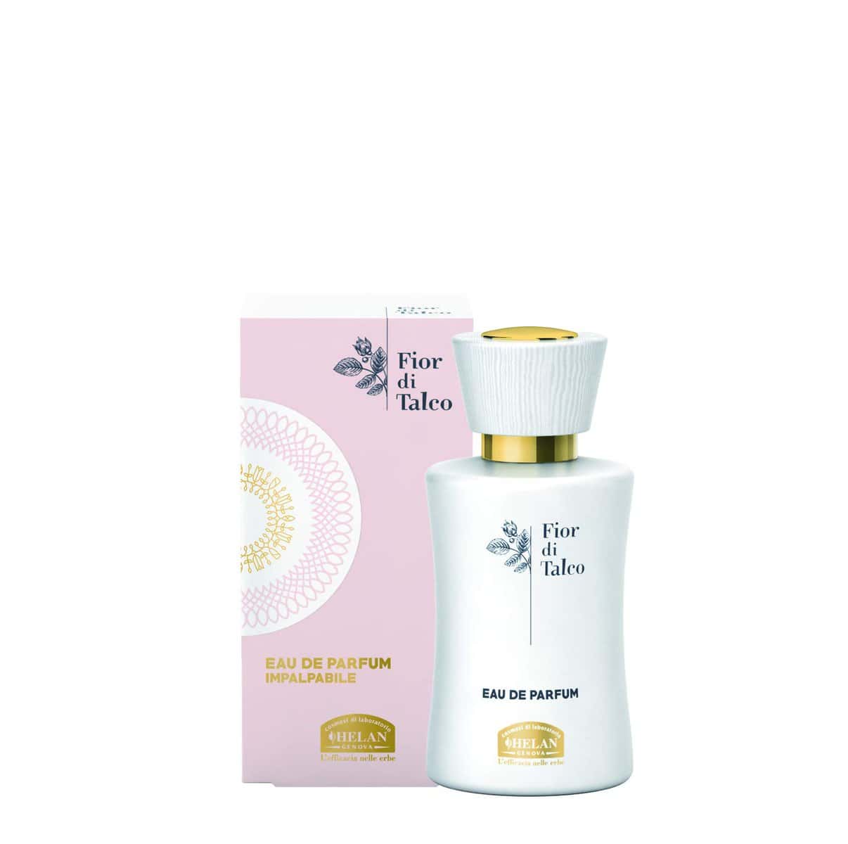 Helan, Fior di Talco - Profumo Donna Note Fresche Agrumate Eau de Parfum Femminile Talcata Floreale con Vaniglia e Fiori d'Arancio, Profumi Donna Leggeri dalla Fragranza Muschiata Durata 4-5 Ore 50 ml