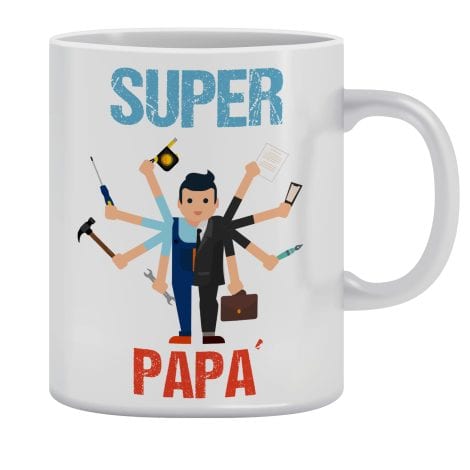 “Tazza Papà Superiore, Regalo Top per Festa del Papà o compleanno, Tazza Ceramica unica per papà eccezionale.”