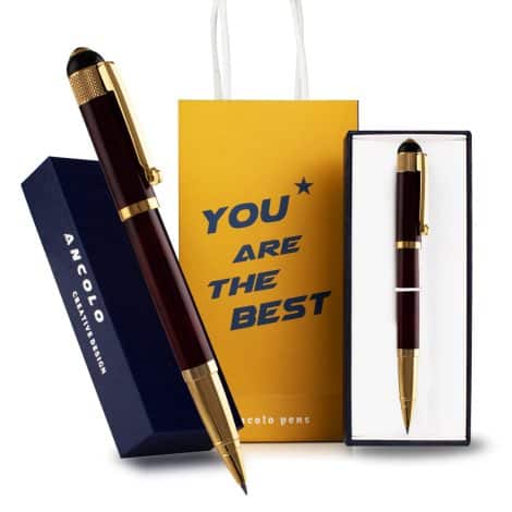 Penna ANCOLOFIS personalizzata – in confezione regalo con penne incise, ideale per uomini e donne in ogni occasione.