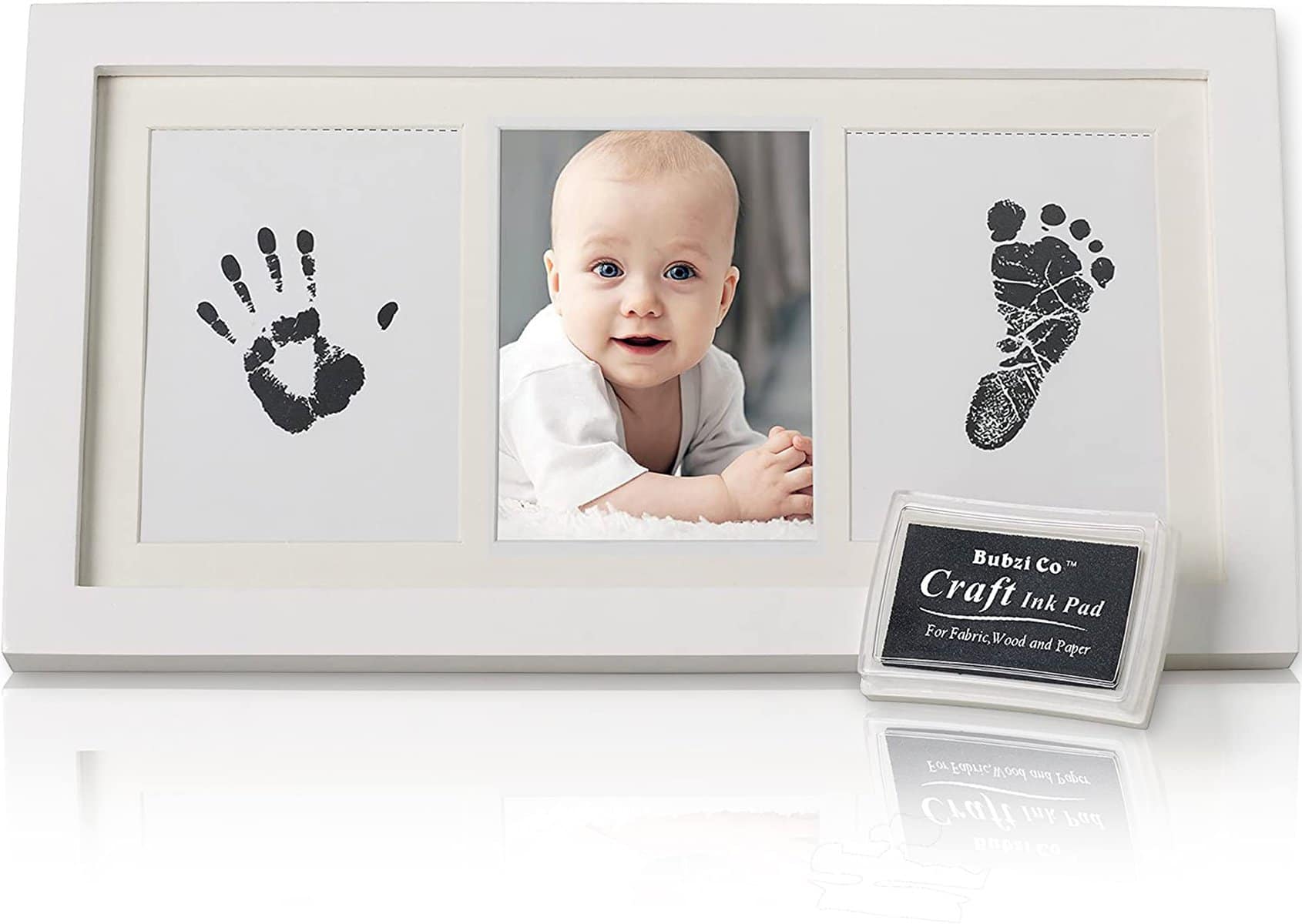 Bellissimo kit per impronte di mani e cornici per foto per neonati e ragazzi, decorazioni memorabili per decorazioni per pareti o asili nido
