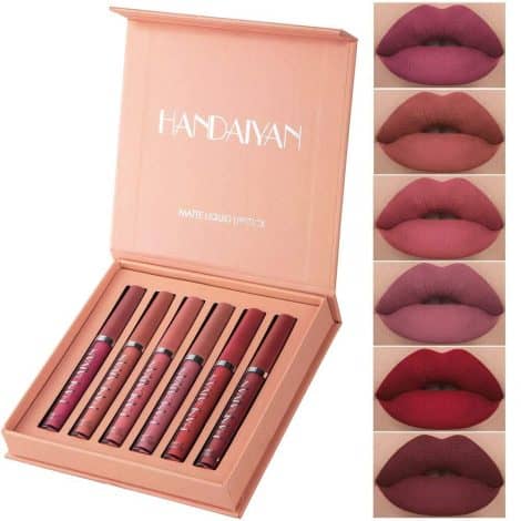 Rossetto Matte Liquido a Lunga Tenuta Mengxin, Impermeabile, Trucco per Labbra Colorato. Perfetto per regali!