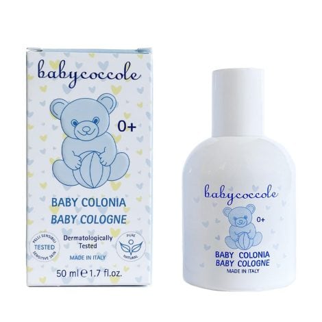 Profumo leggero e fresco per neonati e bambini: Colonia Babycoccole. Regalo ideale con ingredienti naturali, dermatologicamente testato per pelli sensibili. 50 ml.