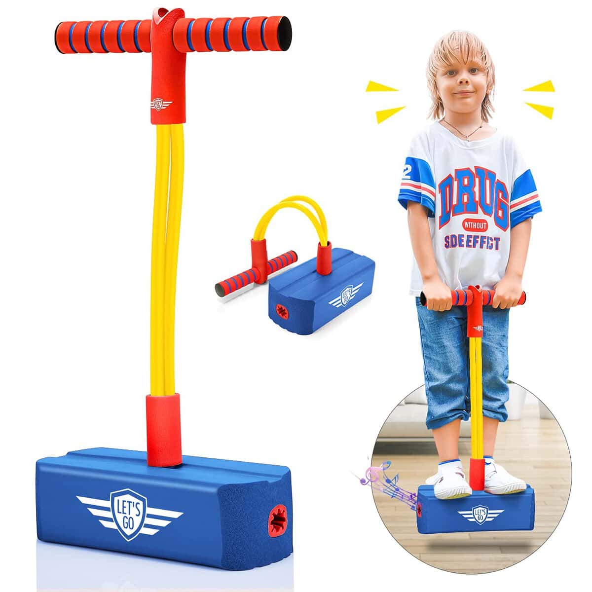 faentwc Pogo Stick per Bambini - Regalo & Giocattolo - Carico Massimo 250LBS