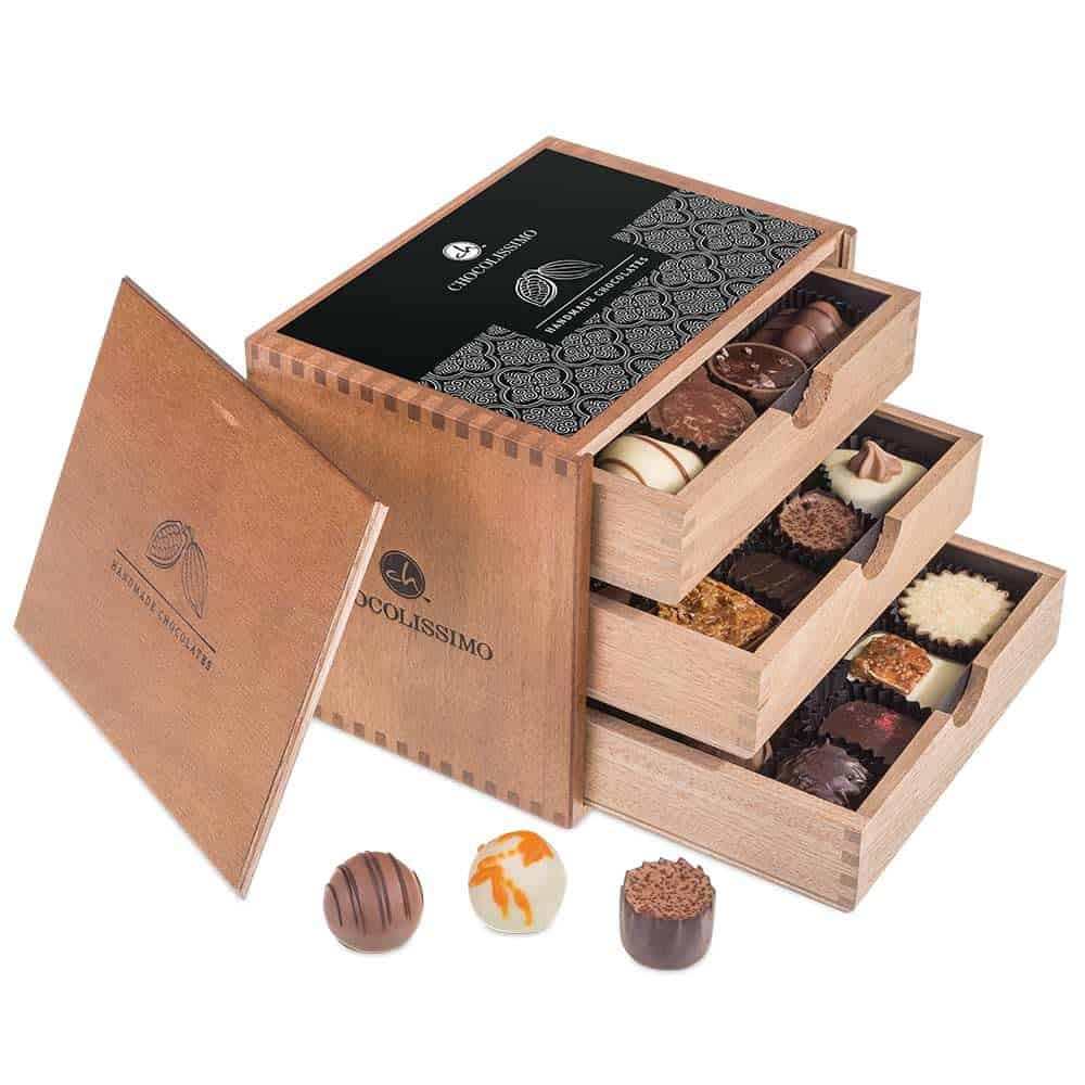 ChocoGrande - 30 deliziosi cioccolatini | Idea regalo | Compleanno | Fidanzata | Natale | San Valentino | Regalo | Uomini | Donne | Uomo | Donna | Fidanzata | Genitori | Madre | Padre | Amico | Regalo