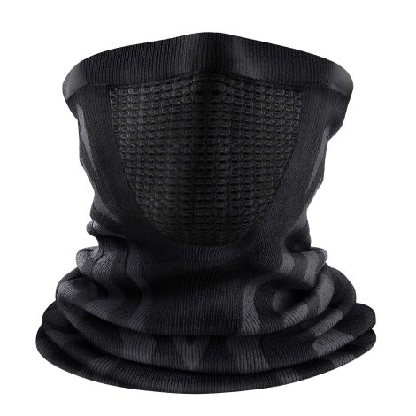 Scaldacollo termico sportivo per uomo e donna, ideale per running e ciclismo invernale. Traspirante, antivento ed elastico.