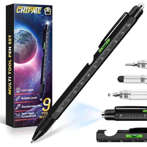 Penna multifunzionale 9 in 1, il regalo perfetto per lui a Natale. Idee originali e utili per papà.