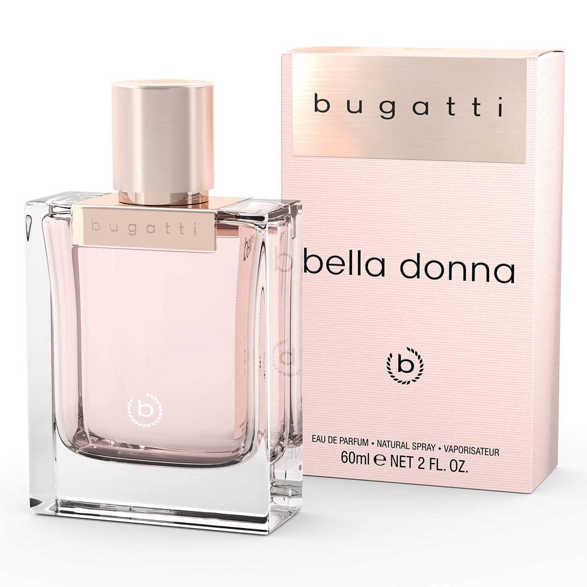 bugatti Profumo da donna bella donna EdP 60 ml I sensuale Eau de Parfum da donna per ogni età e per ogni occasione, elegante combinazione di pesca, gelsomino e muschio, dolce, speziato ed elegante