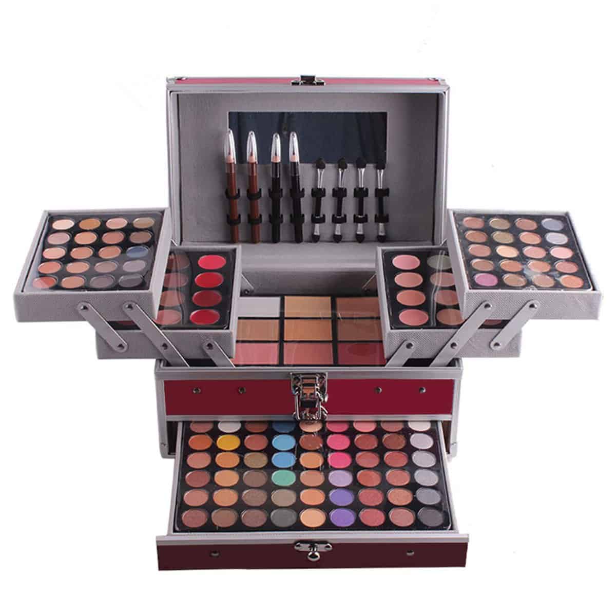 FantasyDay 132 Colori Set di Trucchi Kit di Bellezza Cosmetici Kit per Occhi, Viso e Labbra - Natale Regalo Makeup Gift Set con Palette Ombretti, Correttore, Fard, Lucidalabbra e Polvere Pressata #3