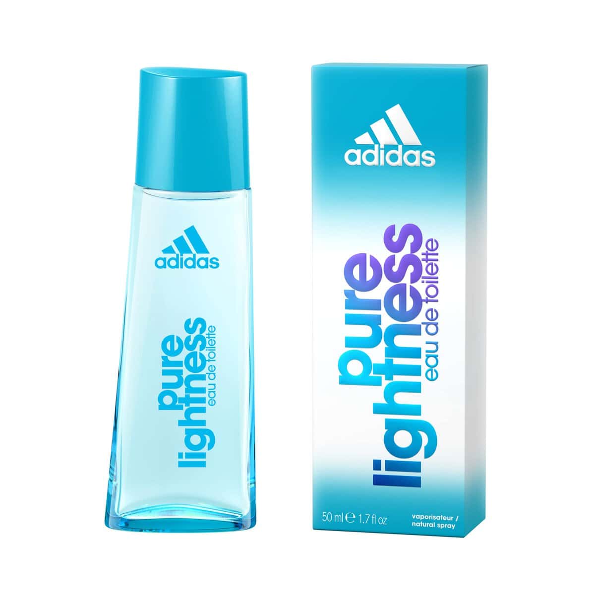 Adidas, Pure Lightness Eau de Toilette Spray, Profumo da Donna, 50 ml