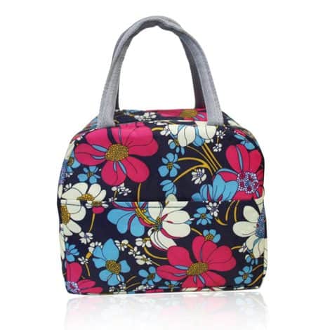 Borsa termica LAPONO: pratica e impermeabile, ideale per pranzo, picnic, scuola, ufficio o lavoro – viola.
