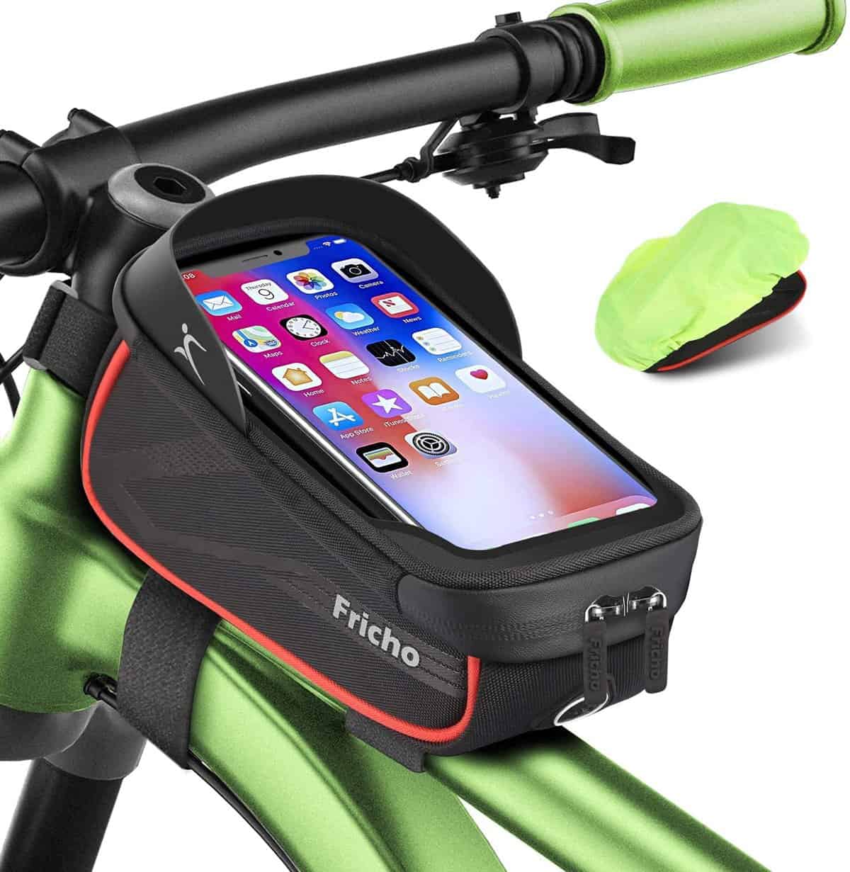 Fricho Regali Natale Uomo Compleanno Originale, Borsa Bicicletta Porta Cellulare, Accessori Bici MTB, Gadget Utili Ragazzo, Idee Regalo Anniversario per Lui, Marito, Fidanzato, Regali papa Originali