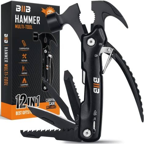 BIIB Set regalo uomo, idee regalo Natale uomo, 12 in 1 gadget multitool, perfetto per Natale, compleanni, anniversari e festa del papà.