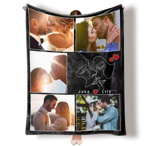 Yasion Foto Coperta Personalizzata – Regali unici per donne, uomini, mamma, ragazza, cane. Ideale per compleanni, anniversari, San Valentino, Natale.