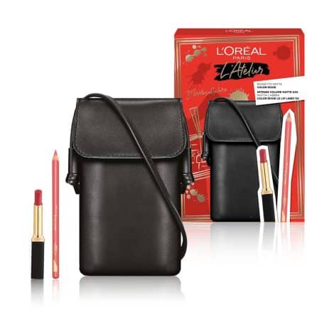 L’Oréal Paris Kit Labbra Sensuali: Rossetto Matte Color Riche 640 Nude Independant + Matita Labbra Le Lip Liner 114 Confidentielle.