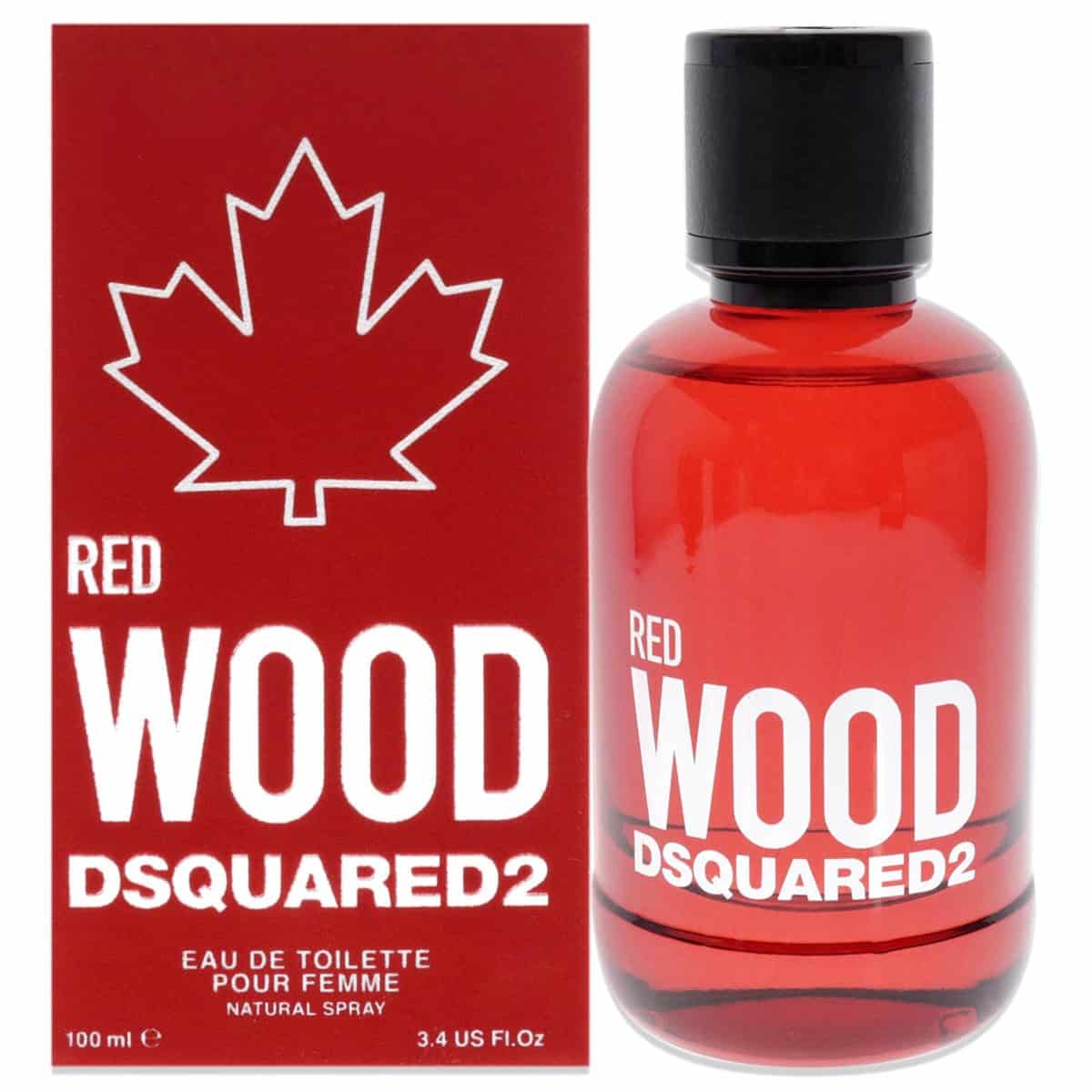 DSQUARED2 Profumo Per Donna Eau De Toilette - Linea Red Wood, Fragranza A Base Di Legno, Persistente - Spray, 100 ml
