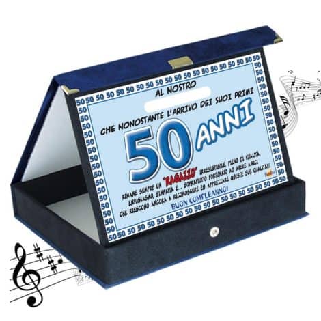 Premio Festone Sonoro per il 50° compleanno del mio amico | Oggetto, Idee Regalo