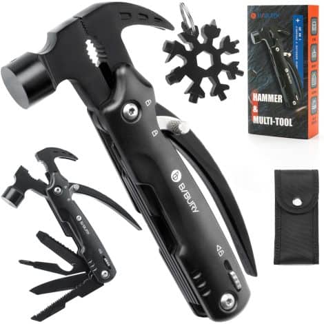 BIBURY Regalo Uomo: 12 in 1 Multitool con Fiocco di Neve, Regalo perfetto per Natale, Anniversario e Compleanno.