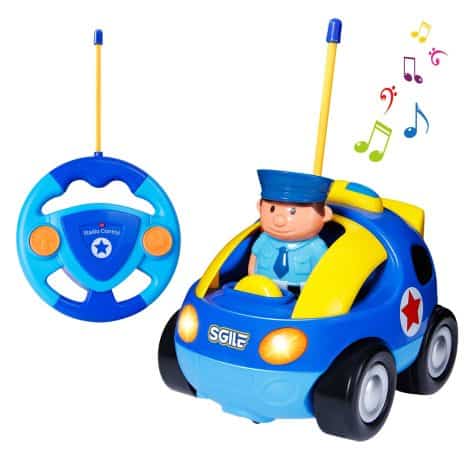 Macchina Telecomandata per Bambini SGILE: Divertimento assicurato con musica, luci e regalo di Natale per i piccoli dai 18 mesi in su.
