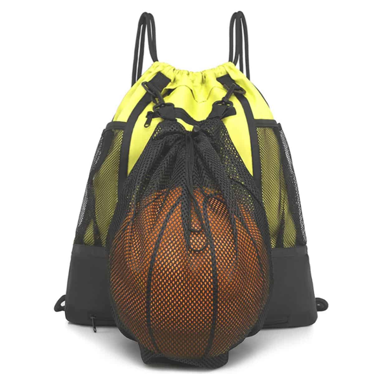 STAY GENT Zaino da calcio per ragazzi, Zaini per pallacanestro, pallavolo e calcio per bambini, ragazze, Uomo e Donna Borsa Calcio con Chiusura a Cordoncino e Tasca, Basket Pallavolo Baseball Palestra