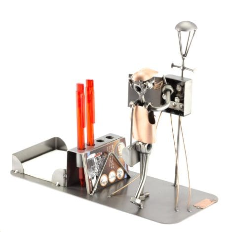 Steelman24 Organizzatore di Viti per Elettricisti: Idee Regalo Originali, Soprammobili in Metallo, Modellino.