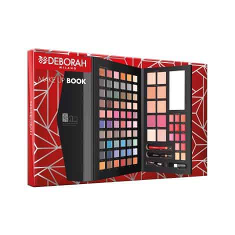 Deborah Milano – Set Regalo Donna Make Up Book Volume 4 con Ombretti, Gloss, Rossetti e Polveri Viso in Carta FSC.
