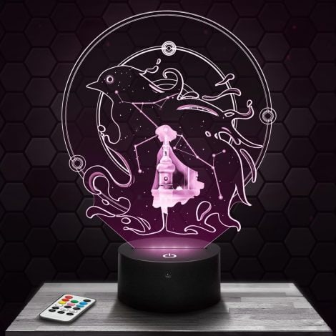 Lampada decorativa grigia per camera ragazzi: idea regalo Natale originale per gamer appassionati di videogiochi.