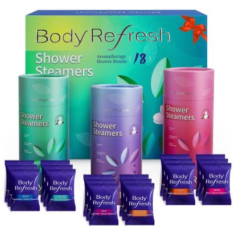 Doccia deliziosa – Set 18 profumatori con oli essenziali per coccolarti: perfetto per compleanni e Natale!