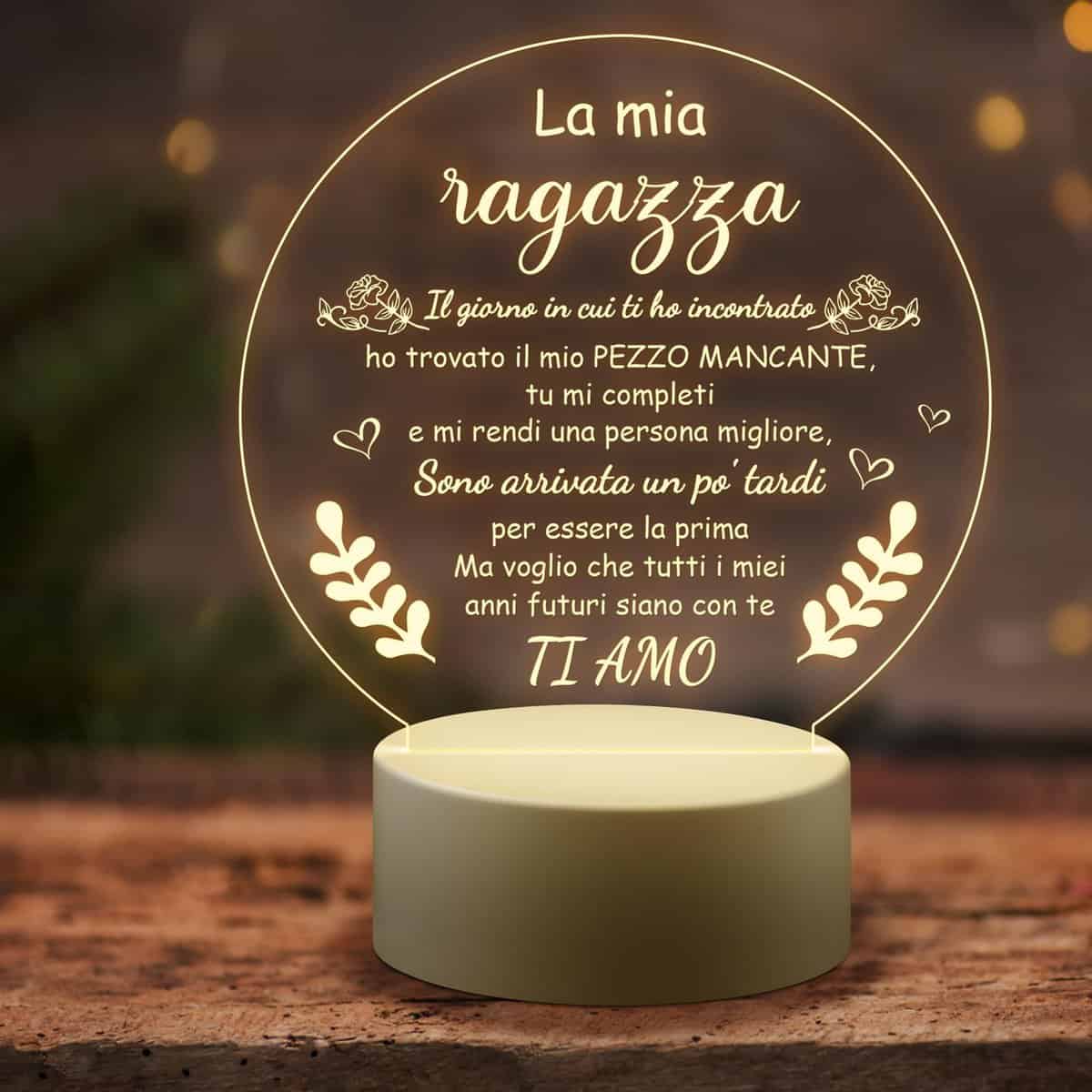 led light (ragazza-2) Regali per Lei, Regalo Fidanzata, Idee Regalo Fidanzata, Luci Notturne Inspiranti, Regali Di Coppia Fidanzati San Valentino Regalo Per Lei Amore Regalo Fidanzata Anniversario
