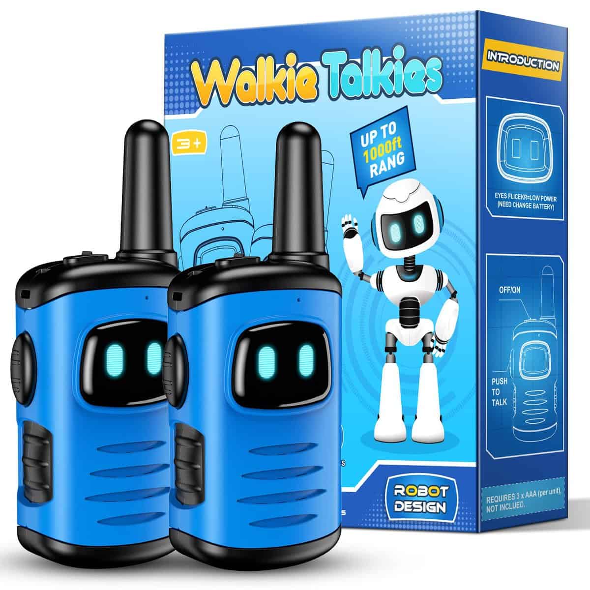 EUCOCO Giochi Bambini 3 4 5 6 7 8 Anni, Walkie-Talkie Bambini Regalo Bambino Bimbo 3-10 Anni Gioco Bambino 3-10 Anni Maschio Regali Natale Bambini Giocattoli Bambino 3-10 Anni Giochi da Esterno