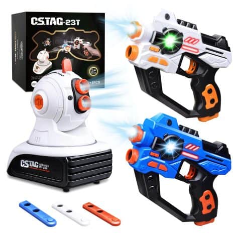 Gioco Laser Tag con Pistola Infrarossi per Bambini e Adulti. Divertimento e regalo per età diverse.