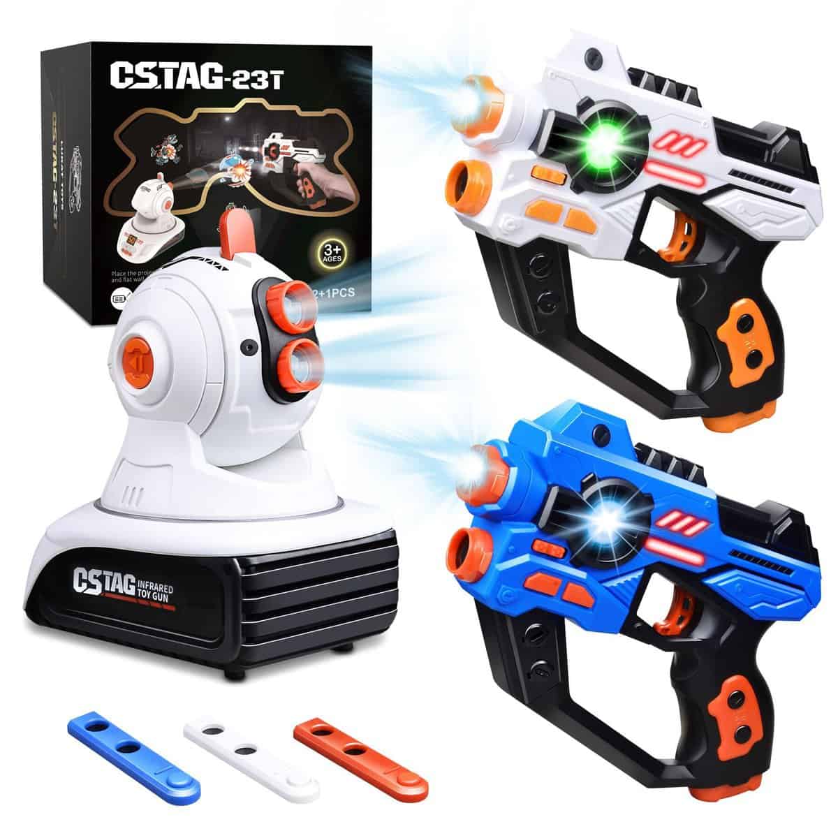 Giocattoli Laser Tag per Ragazzi e Ragazze, Pistola Laser a Infrarossi con Proiettore, Set di Gioco Laser Tag Multifunzione per Bambini e Adulti, Regali Divertenti per 4 5 6 7 8 9 10 11 12+ Anni
